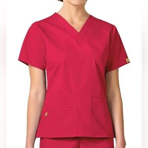Wonderwink Origins Red Scrub Set (Top and Bottom) Size Small